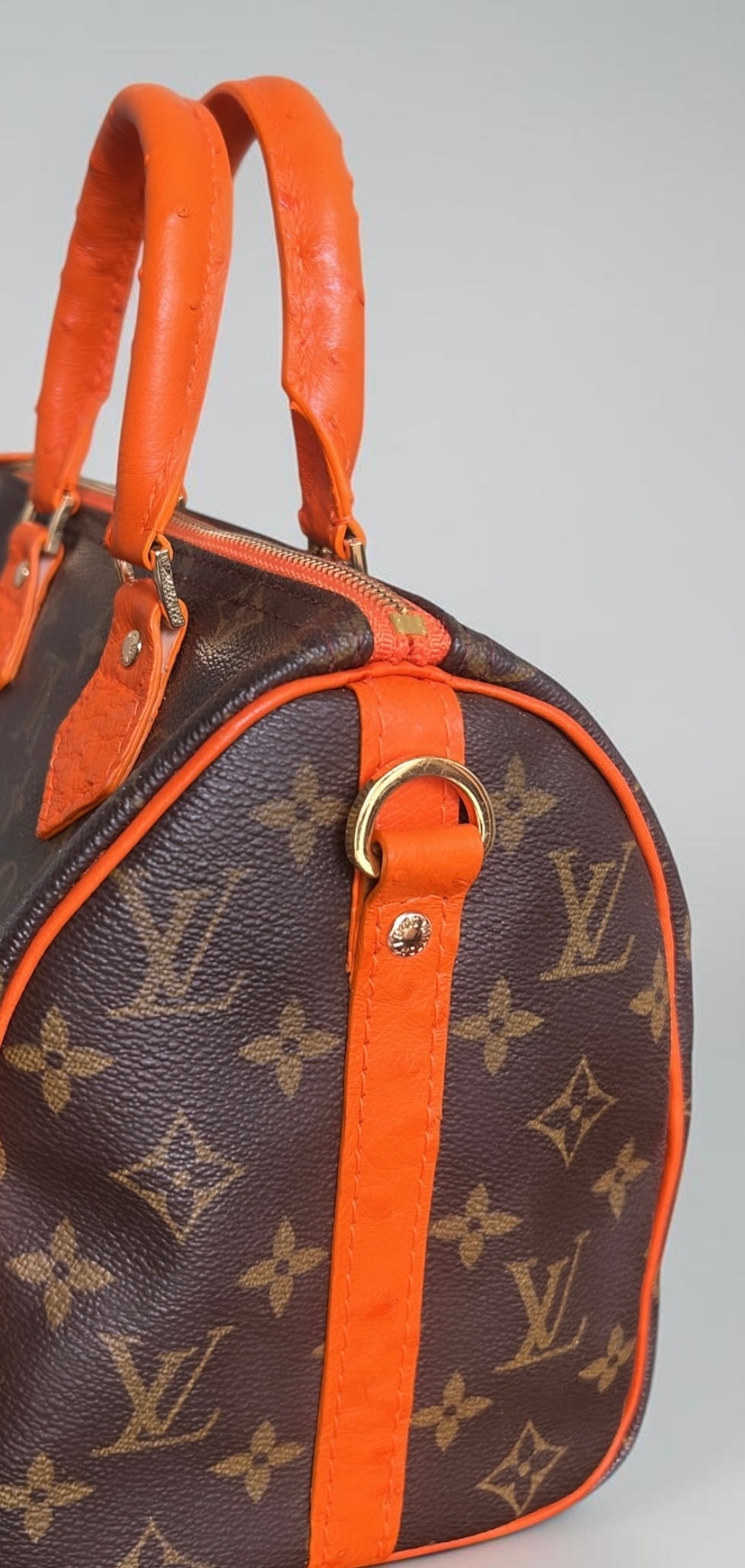 Restored Speedy 25/ Tangerine Ostrich