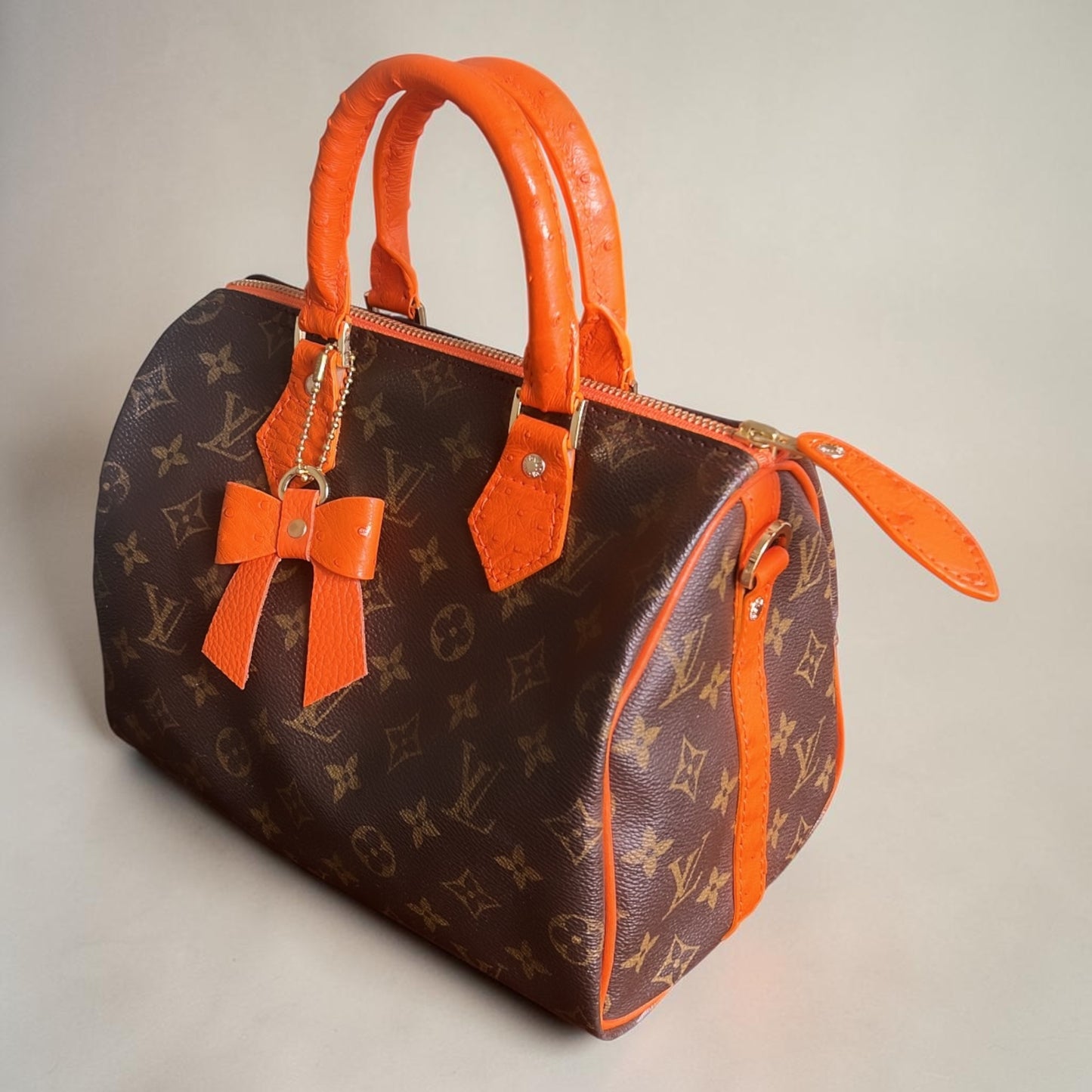 Restored Speedy 25/ Tangerine Ostrich