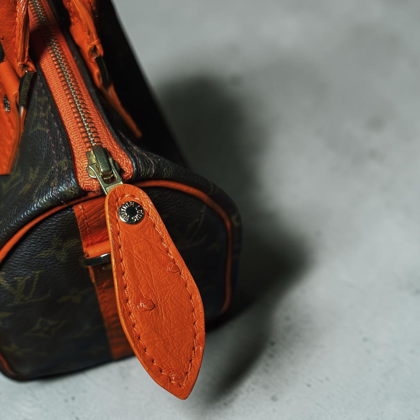 Restored Speedy 25/ Tangerine Ostrich