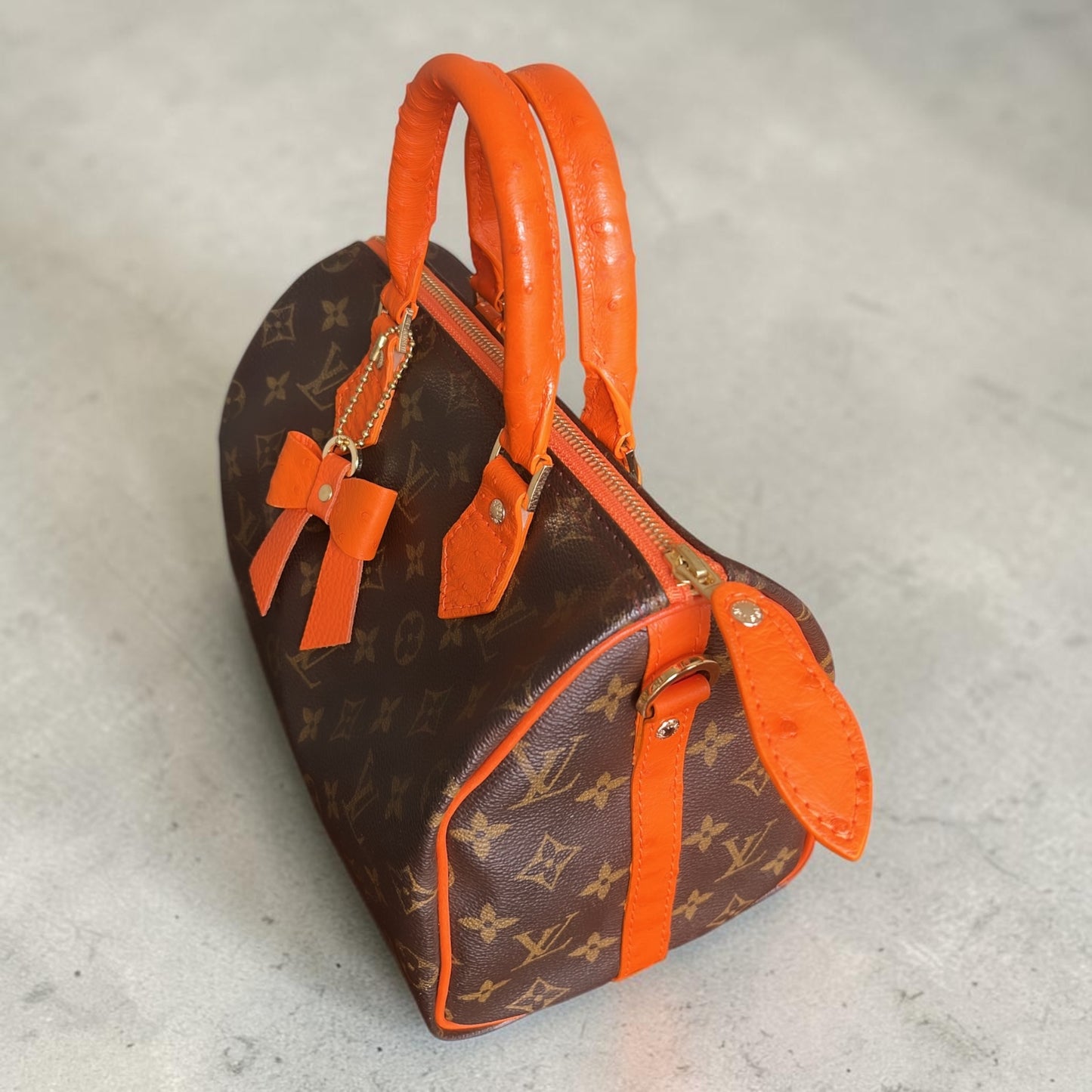 Restored Speedy 25/ Tangerine Ostrich